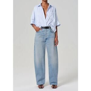 Citizens of Humanity Ayla Baggy Wide Leg Barrel Jeans Denim Organic Cotton 31